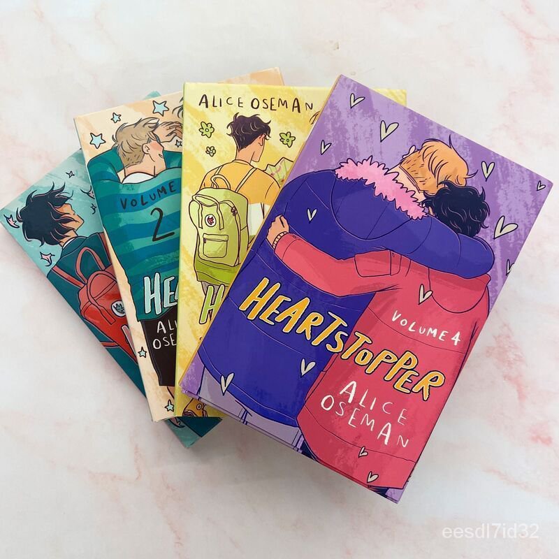 Heartstopper Series Volume 1-4 Books Set By Alice Oseman Heartstopper ...