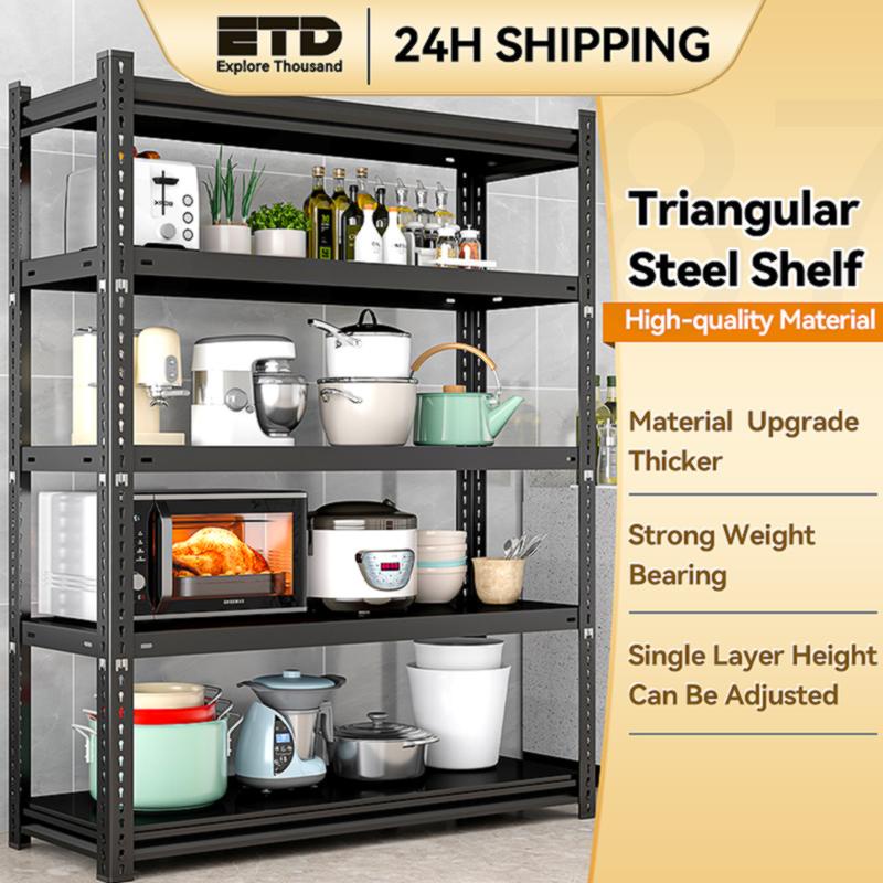 S310 ETD Bearing 450KG Angle Steel Rack Shelves 3 Layers5 Layers