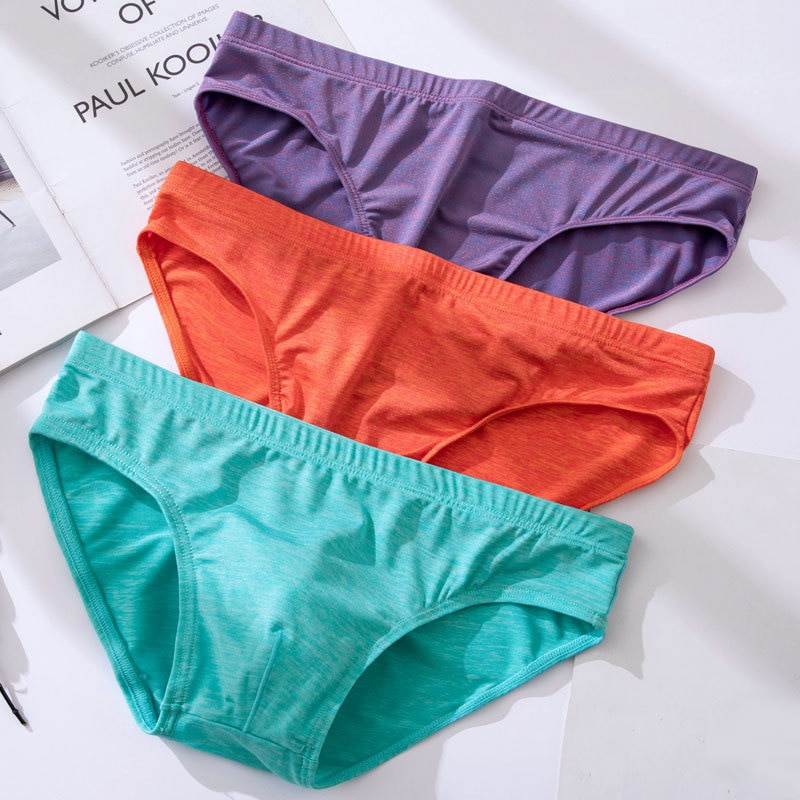78e Men s Underwear Male Sexy Solid Briefs Underpants For Men Brief Ice ...