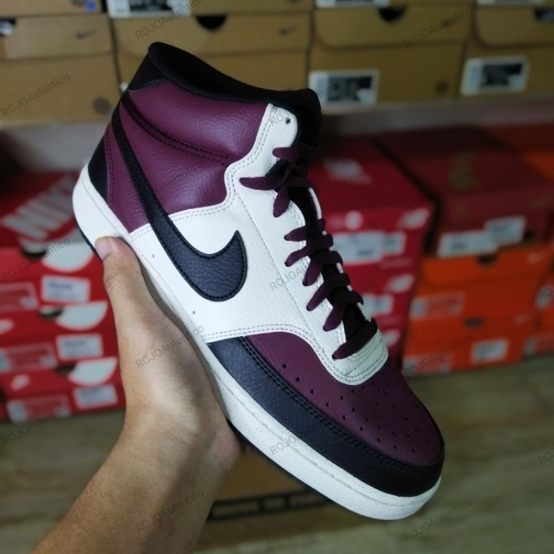 Nike Court Vision Mid NN quot Beetroot quot Shopee Philippines