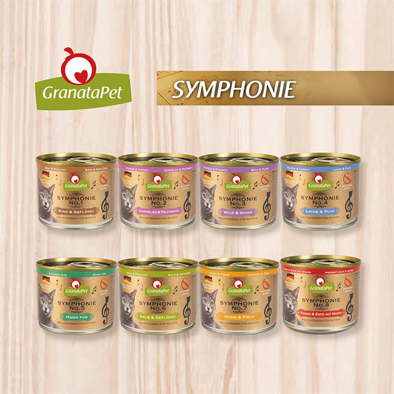 German Granatapet Symphony Gold Can AllStage GrainFree Staple Food