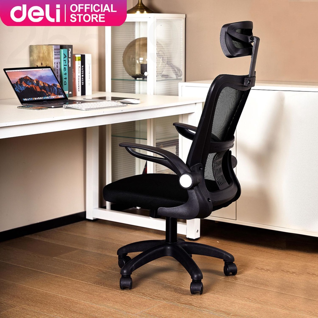 S746 Deli Office Chair Ergonomic Chair Swivel Chair with Arm Rest Cheap