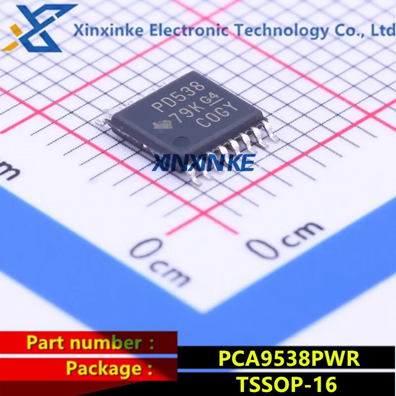 PCA9538PWR PD538 TSSOP16 Interface I/O Expanders Rem 8B I2C & SMBus