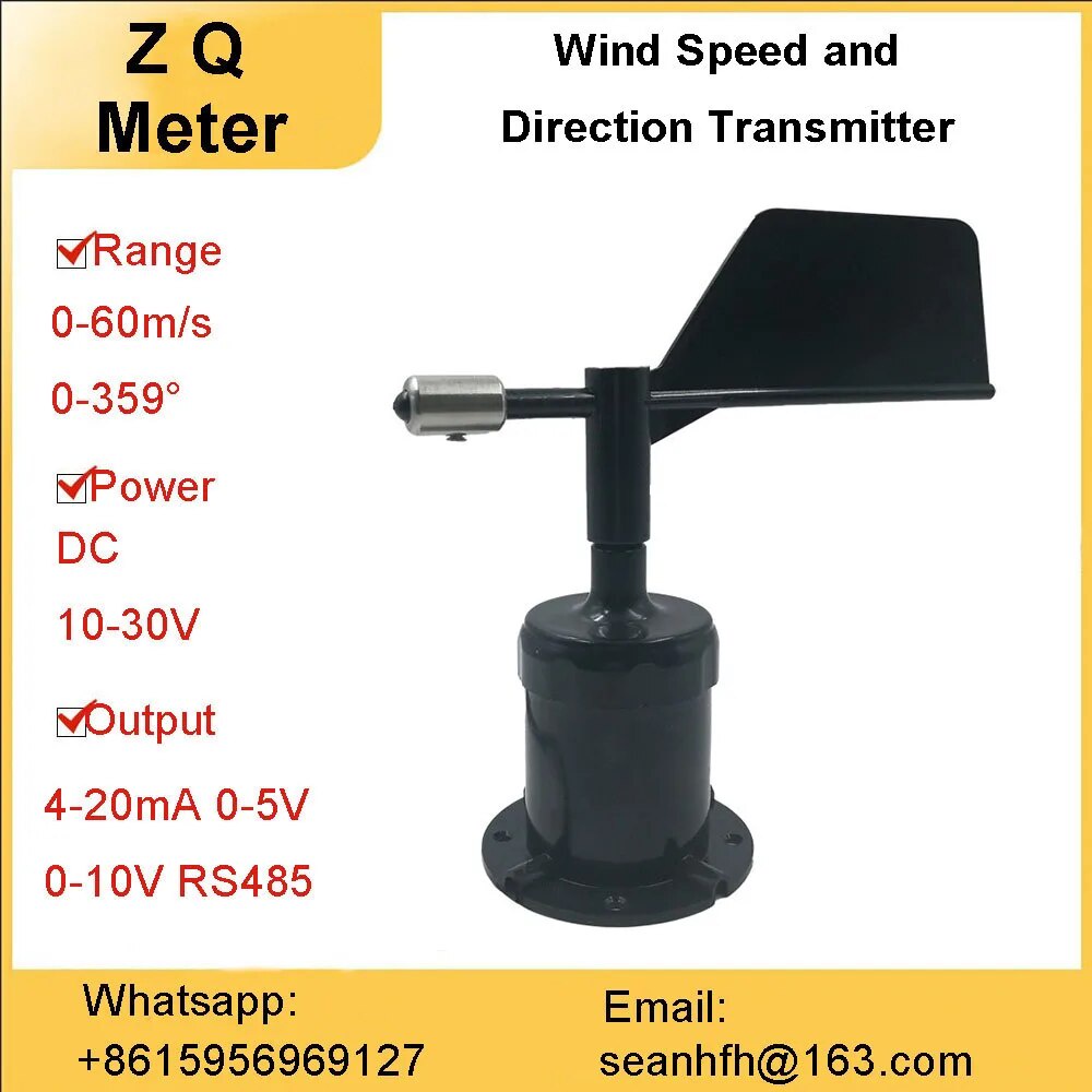 Wind direction sensor wind direction transmitter instrument wind Cup