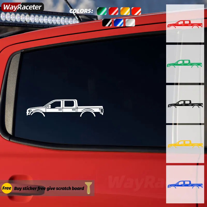 Reflective Body Bumper Decal Vinyl Car Window Sticker For Ford F150 F ...