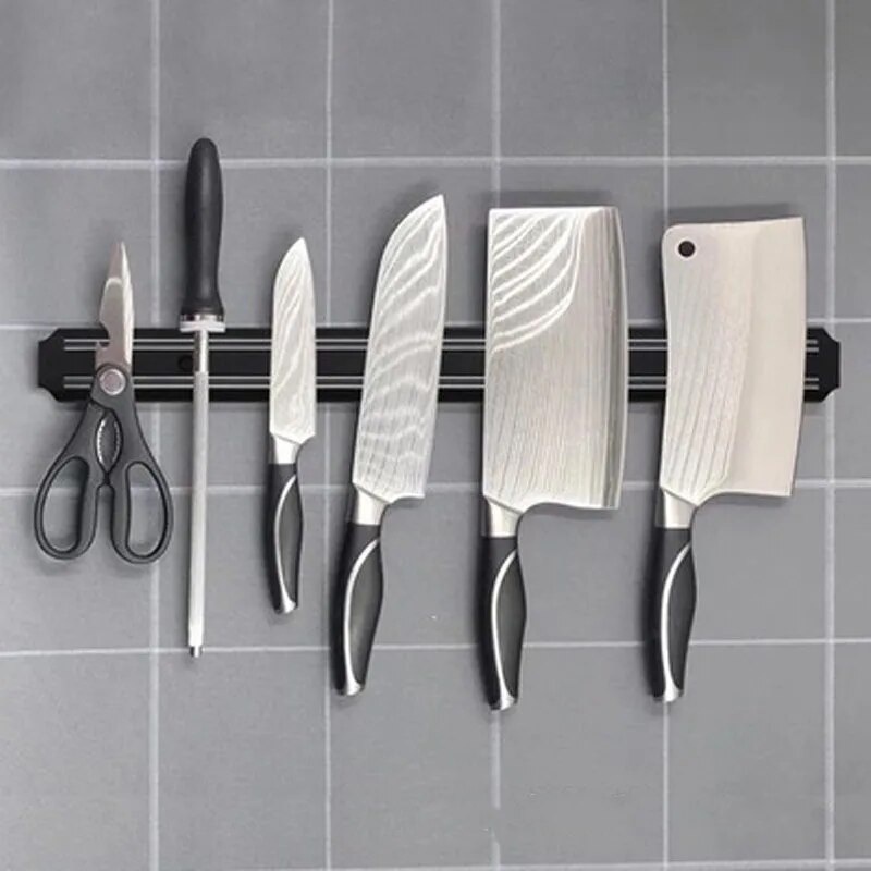 Powerful Stainless Steel Knife Block Wallmounted