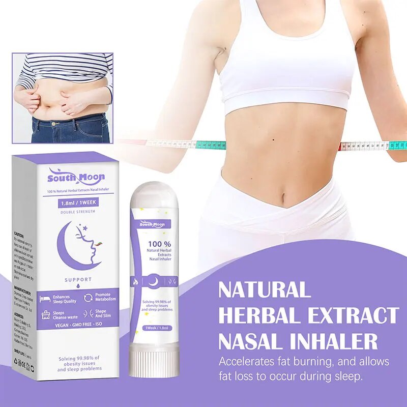 Loss Weight Nose Inhaler Anti Cellulite Detox Belly Fat Burning Breathe ...