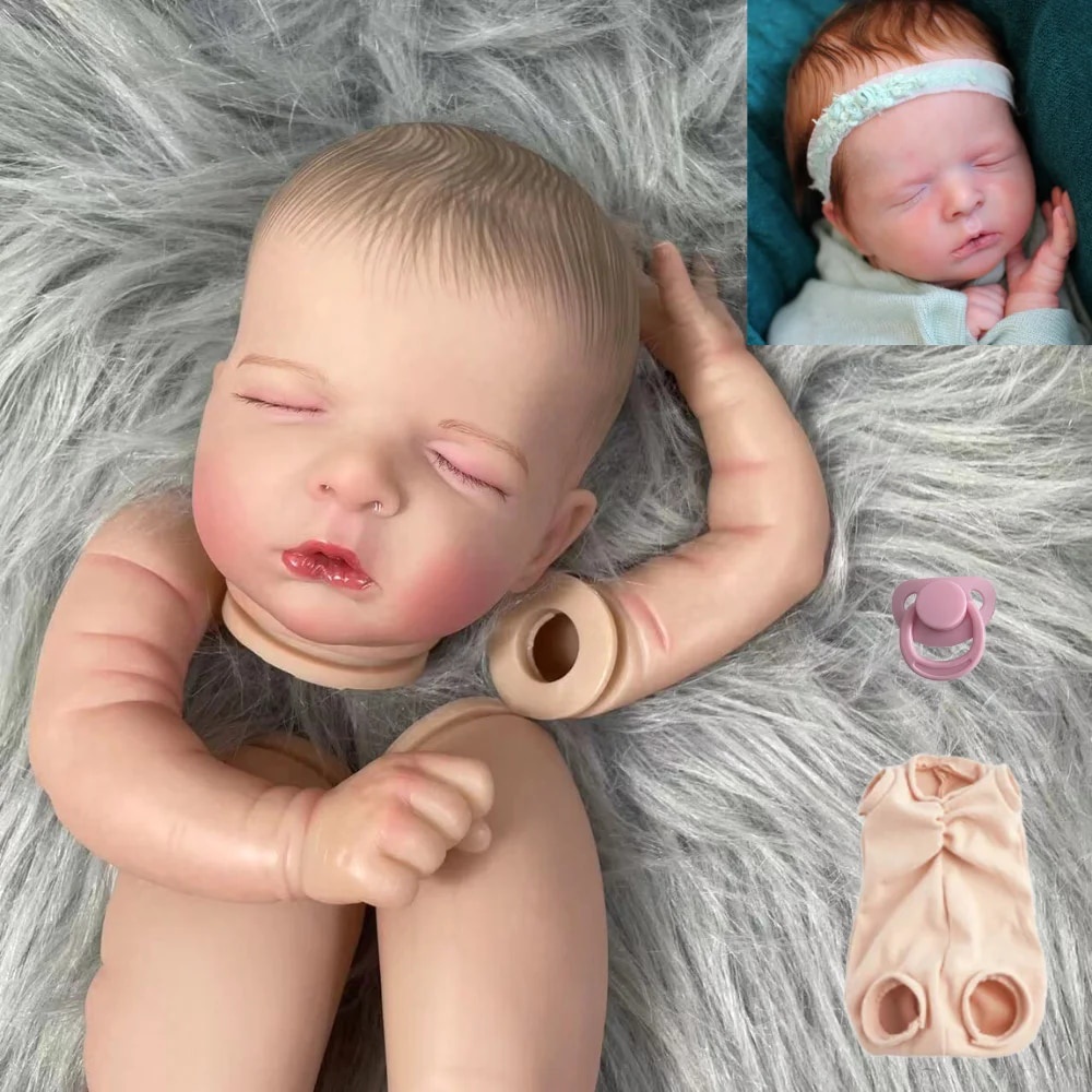 20Inch Already Painted Reborn Doll Kit Luisa 3D Skin Visible Veins