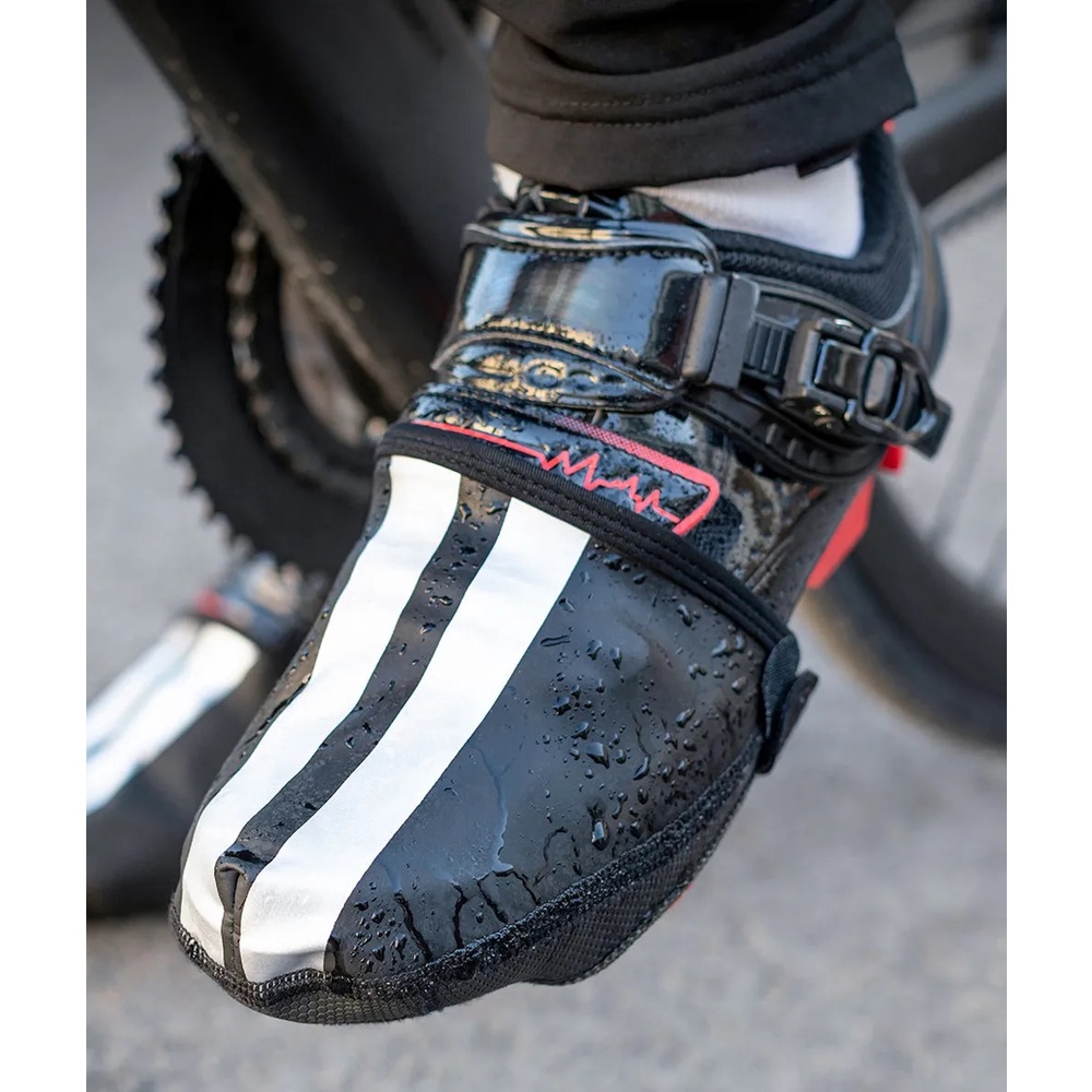 ☁Rockbros Half Palm Cycling Shoe Cover Bicycle Mountain Road Bike Lock Shoe Shoe Cover Men'S Aut