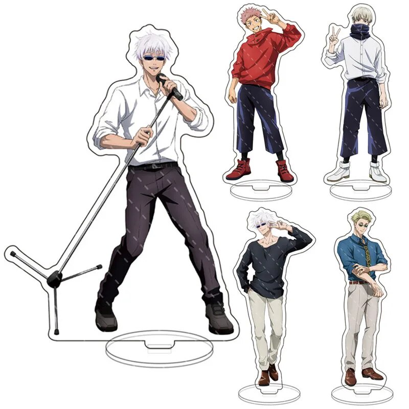 ♥anime Jujutsu Kaisen Cosplay Satoru Gojo Acrylic Stands Yoji Itadori