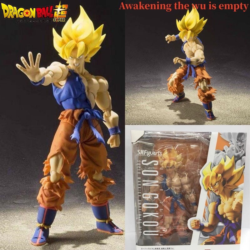 ☯16cm Dragon Ball Super Awakening Son Goku Movable Action Figure Shf ...