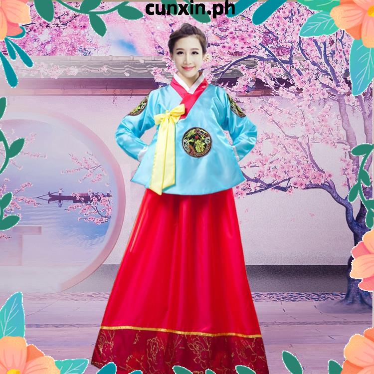 Korean Korean Costume Traditional Hanbok Female Palace Dress Long Today