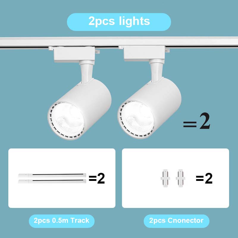 FCM Track Light Whole Set Super Bright Track Lights for Ceiling Shop