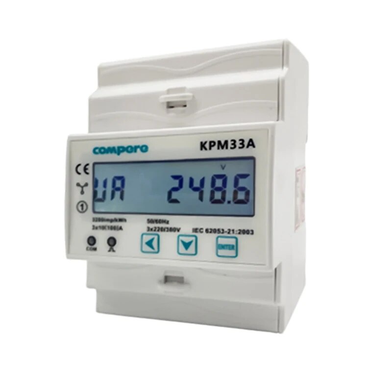Energy Meter Wireless 3 Phase 4 Wire Kwh Meter Electric Meter Price Solar Power Meter Durable
