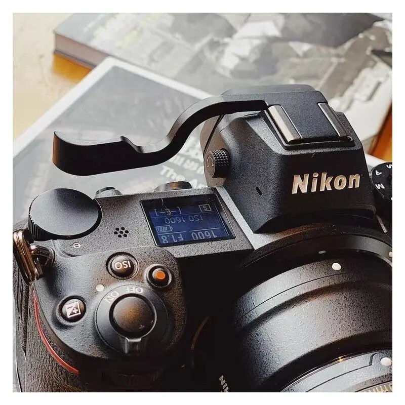 ☃Hot Shoe Adapter Aluminum Alloy Thumb Up Grip Bracket for Nikon Z5 Z6
