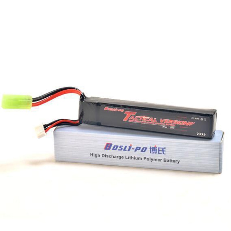 Boshi 11V 7.4V Gel Blaster Battery with Tamiya Plug for Alpha King