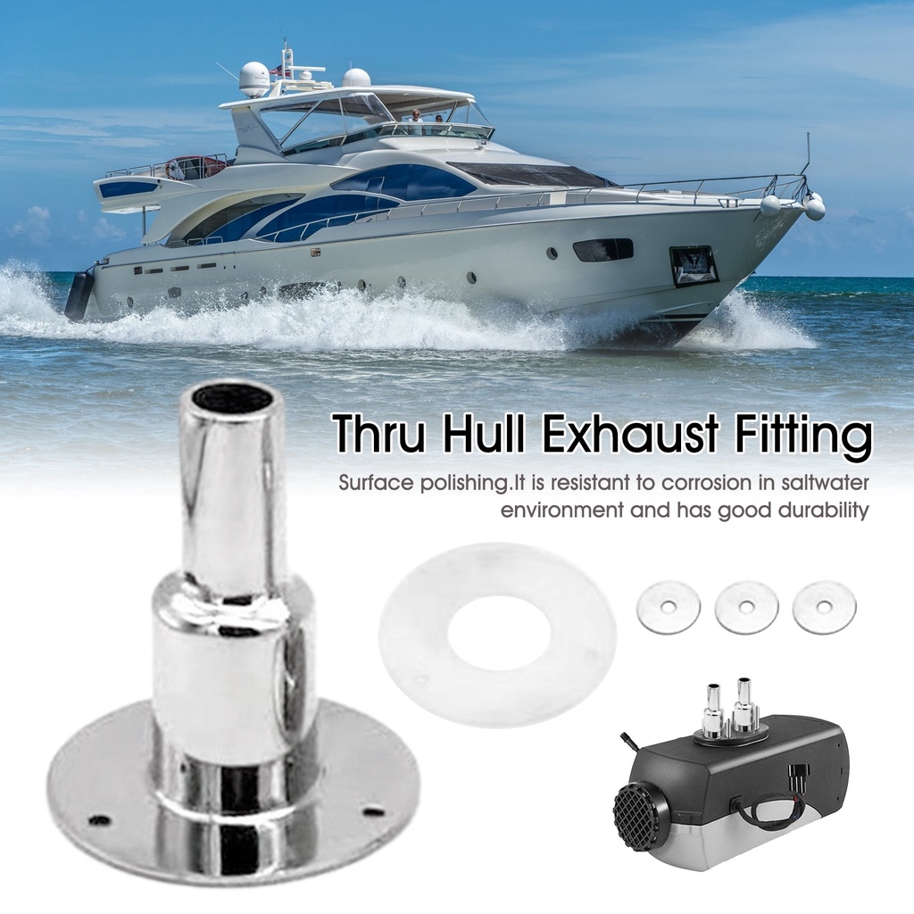 Air Diesel Air Vent Fittings For Marine Heater Stainless Steel 316 Thru