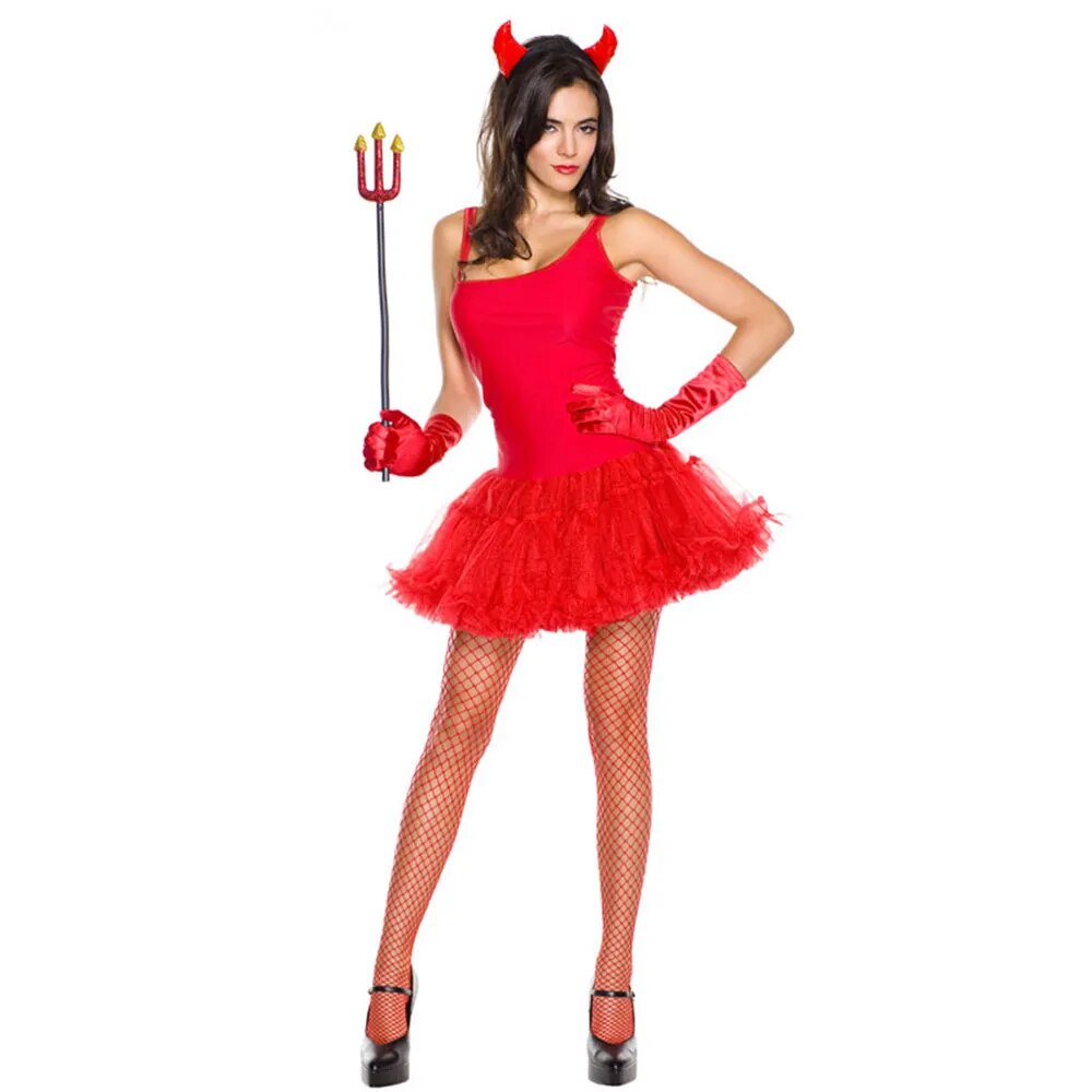 689 Halloween Devil Costumes for Women Adult Demon Evil Witch ...