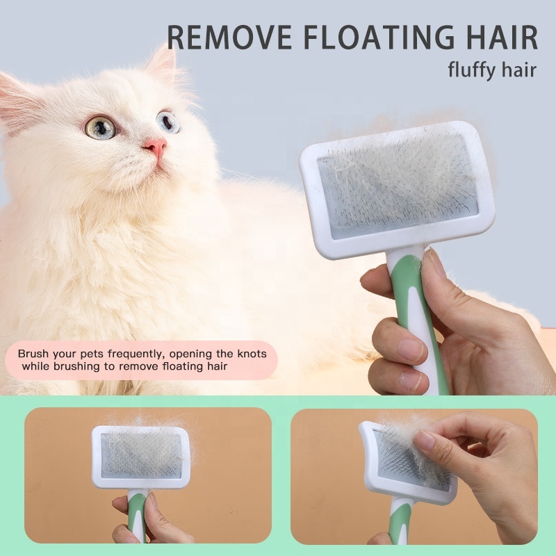 Pet Grooming Slicker Brush Cat Pin Metal Dog Pin Bristle Comb for Cats