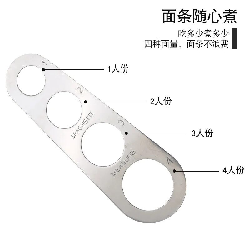 Free shipping Stainless Steel Spaghetti Measurer Pasta Noodle Measure ...