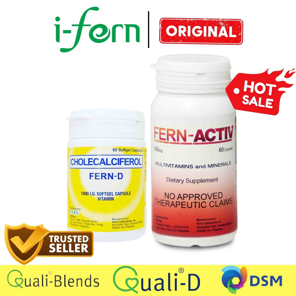 BUY 1 TAKE 1 ( FERN D 60 SOFT GELS, FERN ACTIV ) Vitamin D3 ...