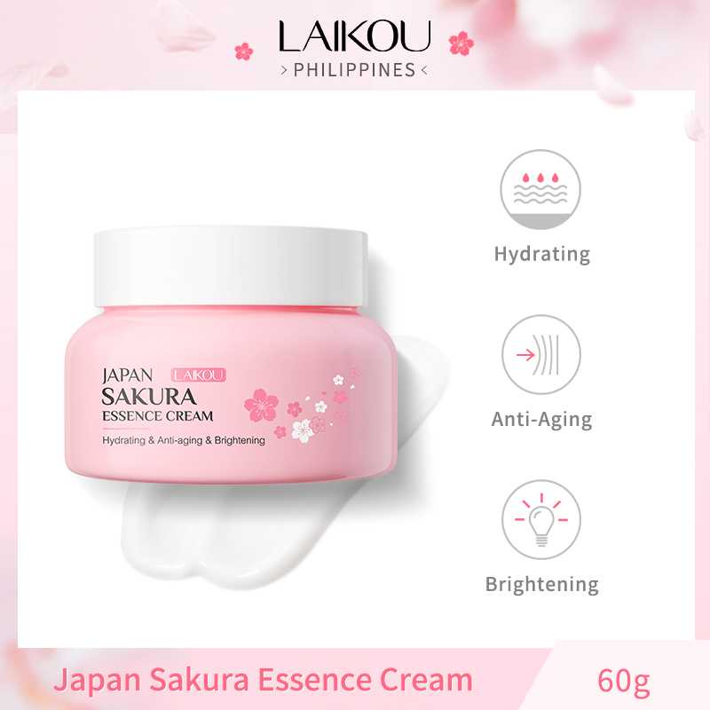 LAIKOU Japan Sakura Essence Cream Hydrating Brightening Anti Aging Fade