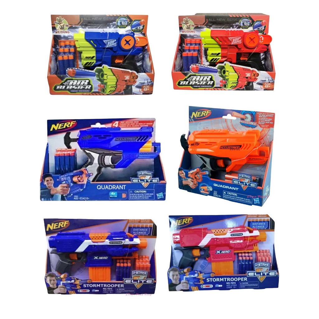 NERF X HERO Stormtrooper Soft Bullet Blaster N-Strike w/ Soft Darts Air ...