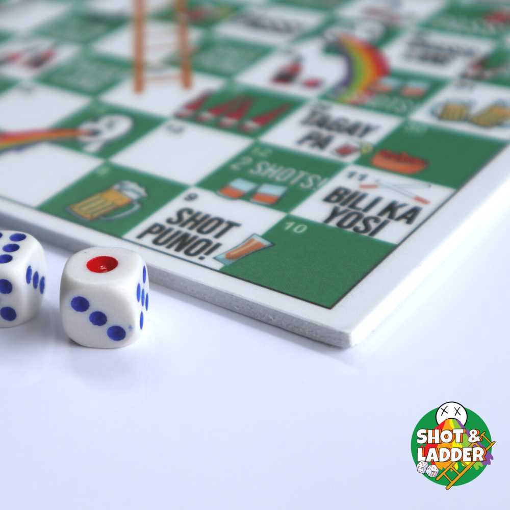 SHOT & LADDER BOARD GAME BEST FOR INUMAN SESSION Shopee Philippines