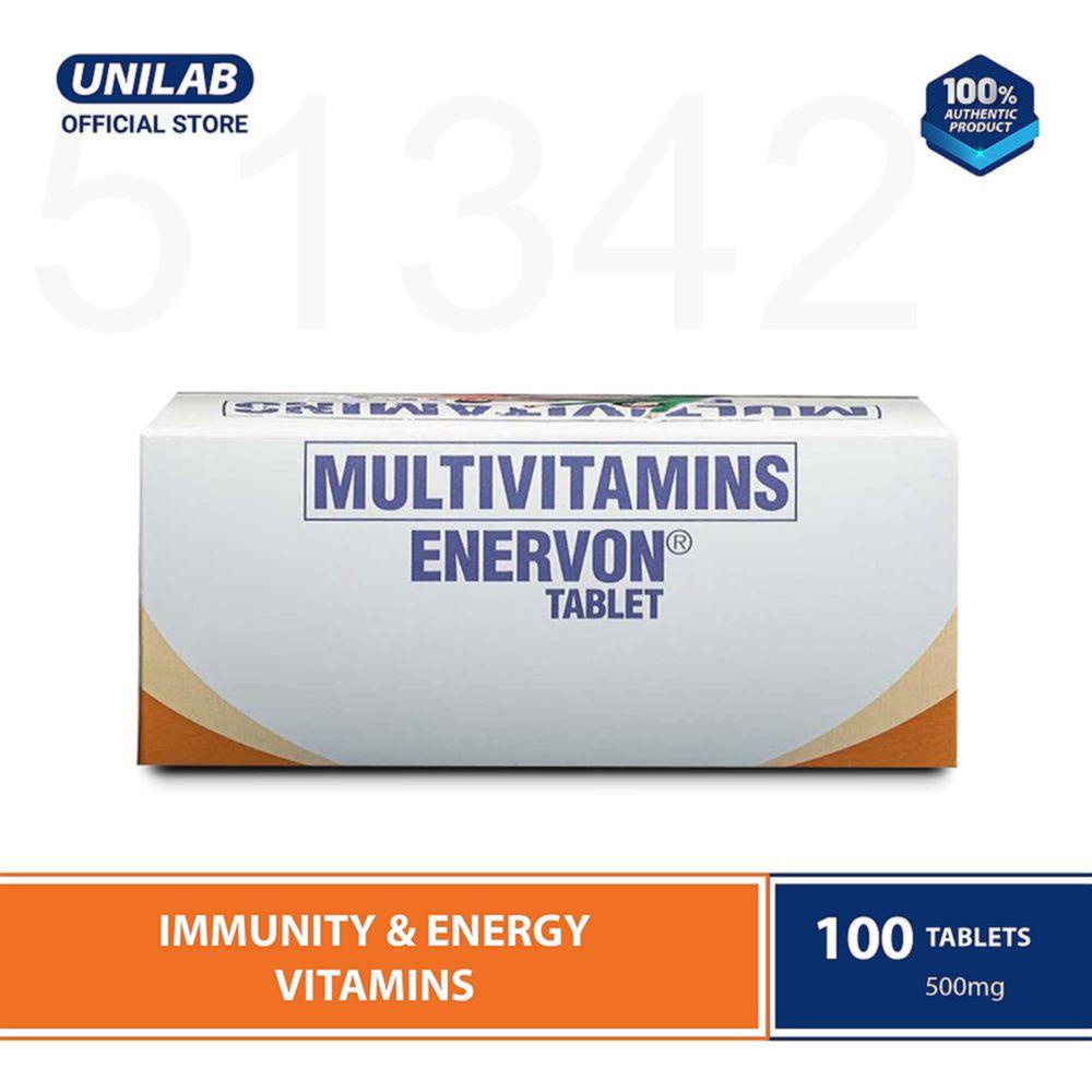 K537 Unilab Enervon C Multivitamins for Adults 100 Tablets For