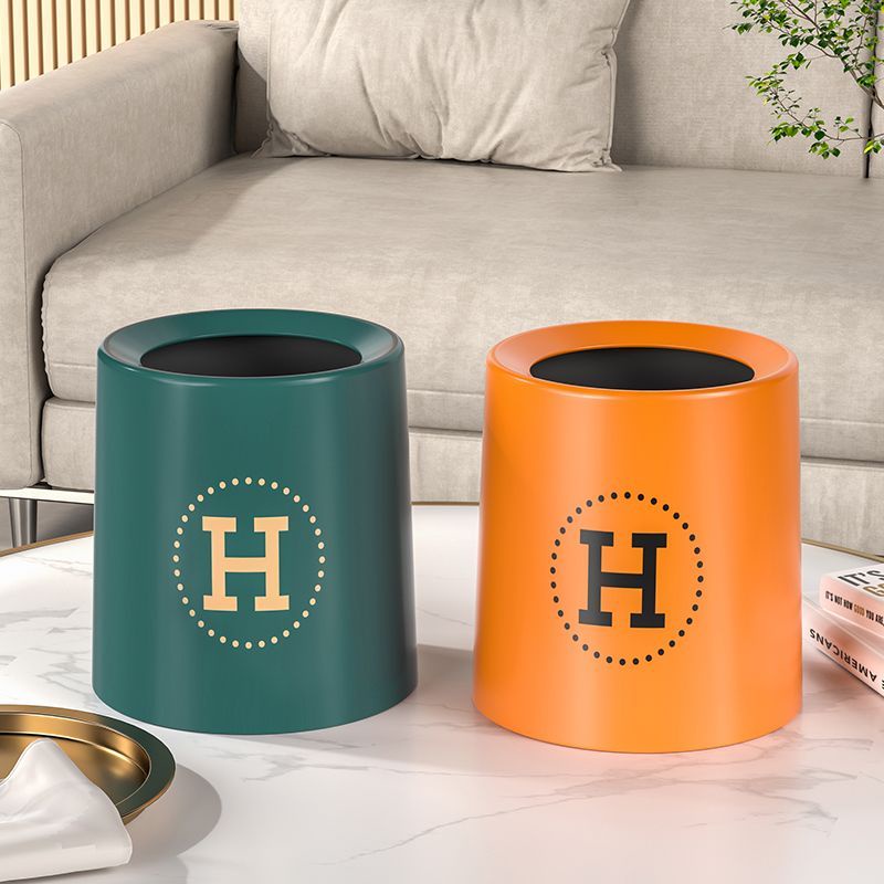 Trash Can Desktop Light Luxury ins Style Mini Office Coffee Table