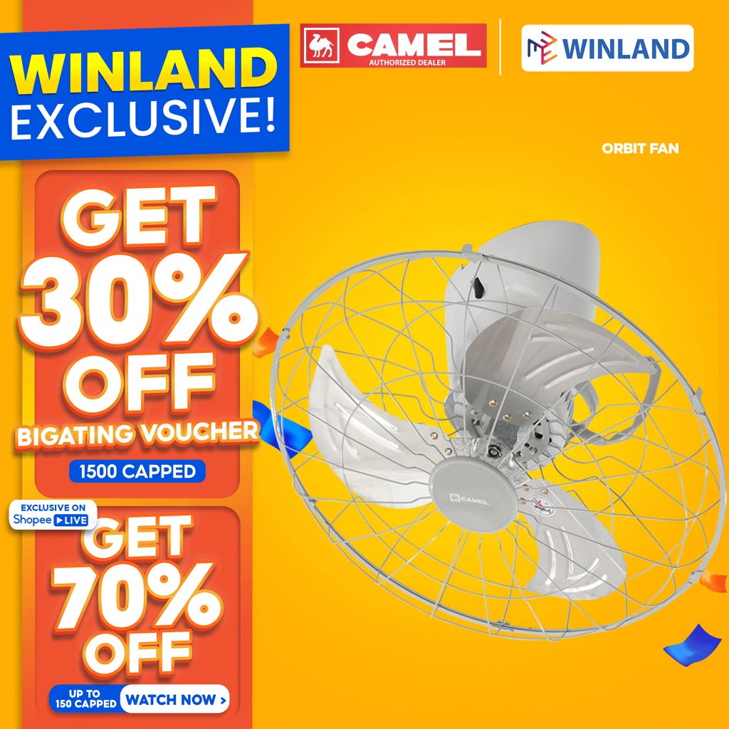 Camel by Winland Industrial Orbit Fan Ceiling Fan Electricfan Electric