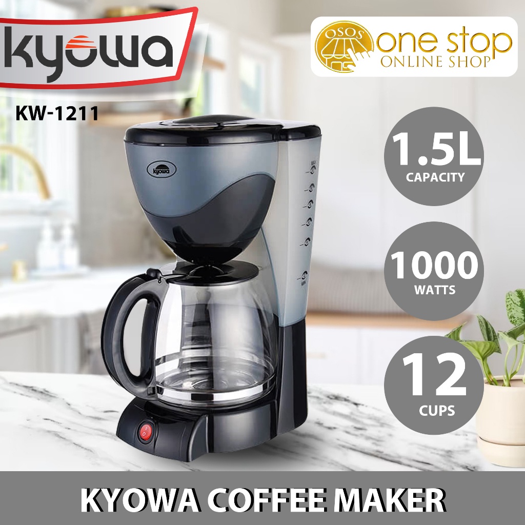 Coffee Maker 12 Cups 1.5L (KW-1213) – Kyowa