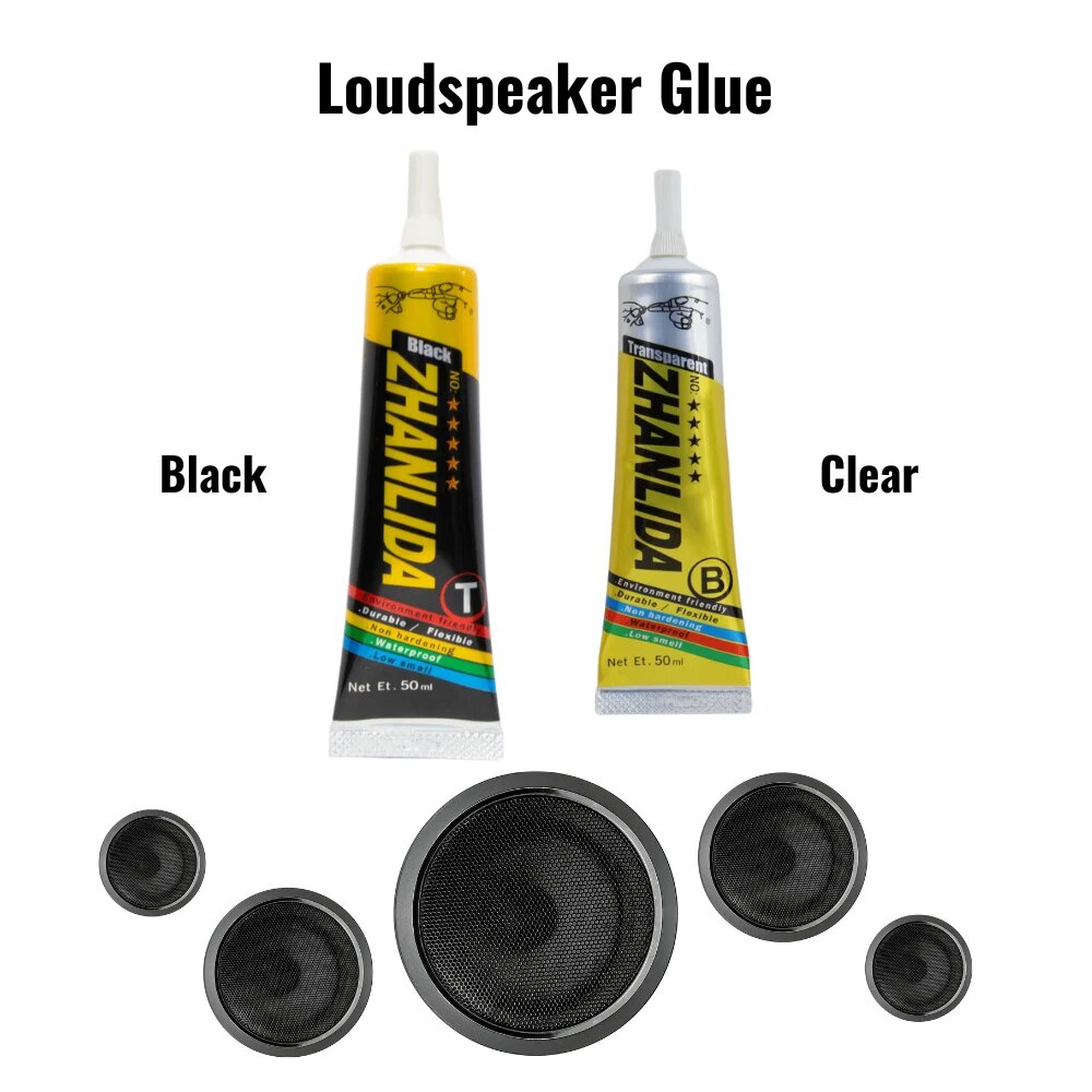 Loud Speaker Repair Glue Foam Side Dust Cap Rubber Edge Cone Basin