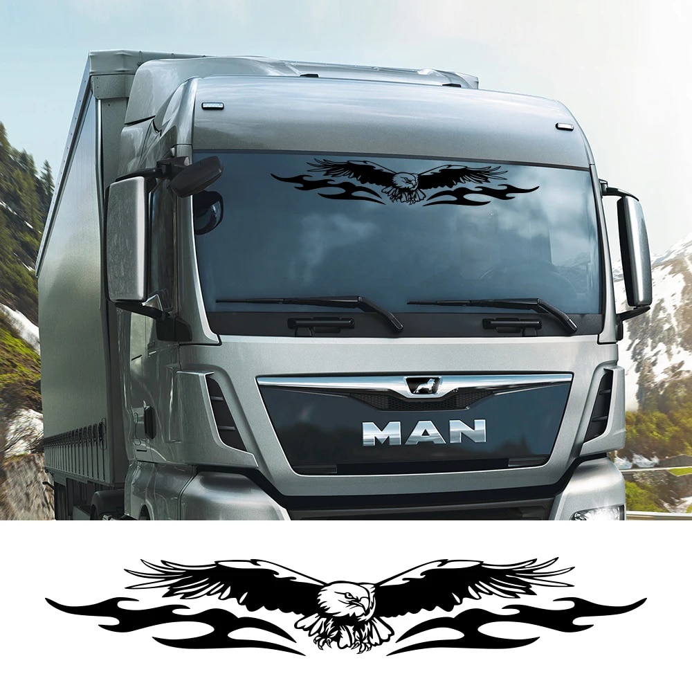 Car Windshield Sticker For MAN TGX TG Automobile Truck Windscreen Eagle ...