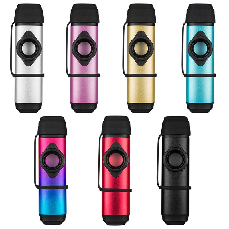 【Professional Kazoo Metal Resin Kazu Flute Woodwind Instrument Wood