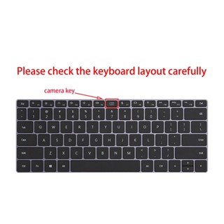 For HUAWEI MateBook D 14 2020 R5 3500U Linux Silicone Keyboard Cover ...