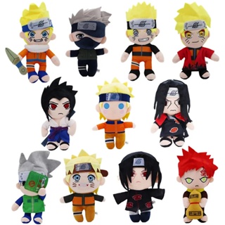 20cm Genuine Anime Naruto Plush Stuffed Doll Naruto Uchiha Itachi Kakashi  Cartoon Plush Doll Toy Boy Birthday Gift Home Decor