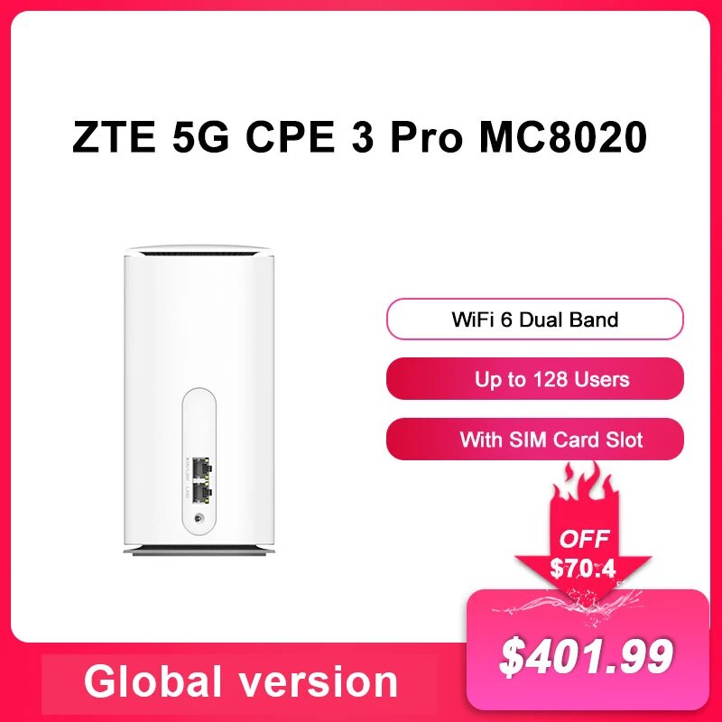 ZTE) Wi-Fi 6 Extender, Wi-Fi Range Extender‏‏‎ ‎