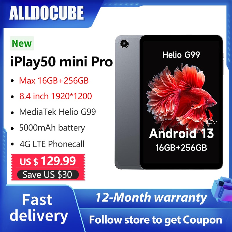 ☁Alldocube iPlay 50 Mini PRO Tablet 8.4inch FHD Android13