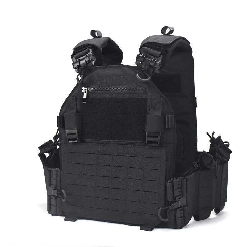 Quick Release Tactical Vest Hunting Men Plate Carrier Chest Rig ...