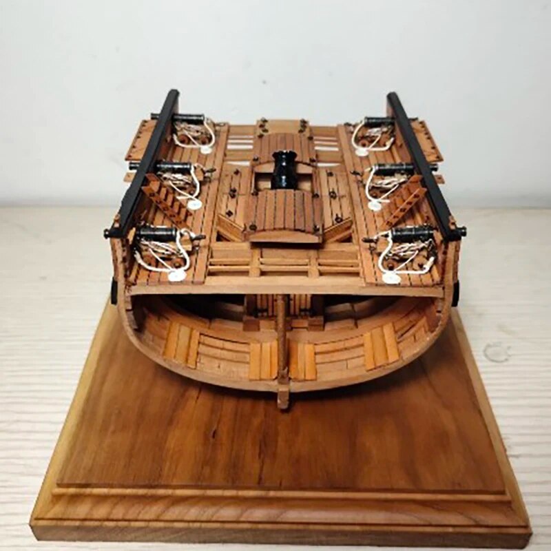 2022 Pear Wood Version Scale 1/72 HMS Grando Section Ship model kits ...