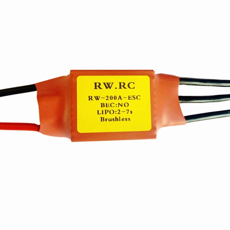 ♛RW.RC Selfstarting Brushless ESC 10A / 30A / 60A / 80A / 125A / 200A