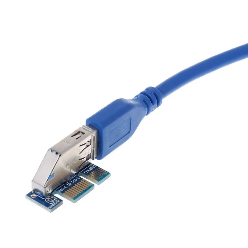 Add On Card PCI USB Adapter Raiser Extender PCIE Riser Card USB PCI-E ...