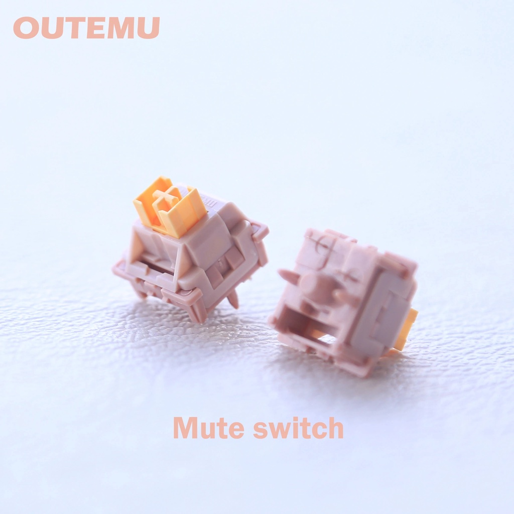 ️Outemu Silent/Clicky Switches Mechanical Keyboard Switch 5Pin Lube RGB