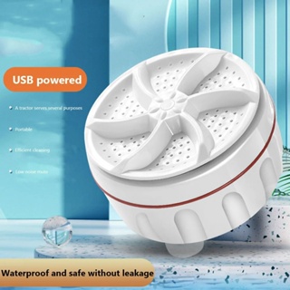 Mini Washing Machine USB Ultrasonic Rotating Turbine Washing