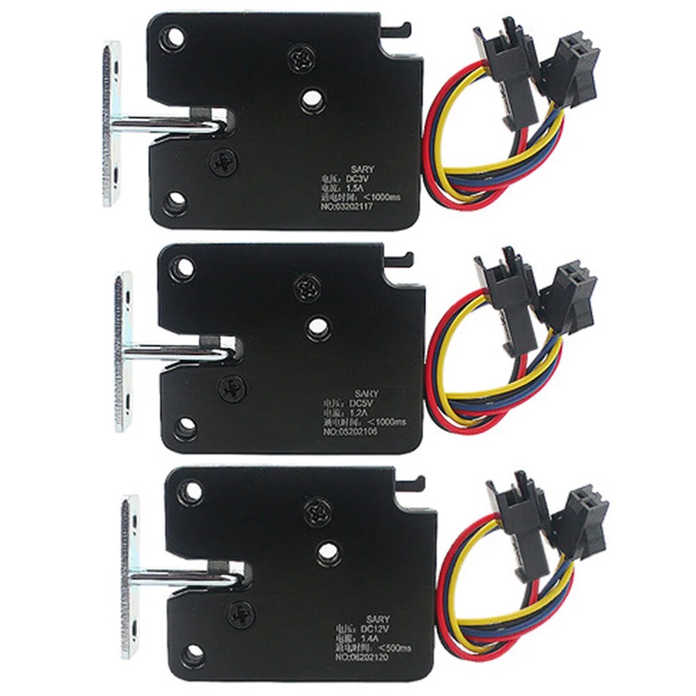 DC 3V 5V 12V Small Electric Control Lock Locker Doo Lock Electronic ...