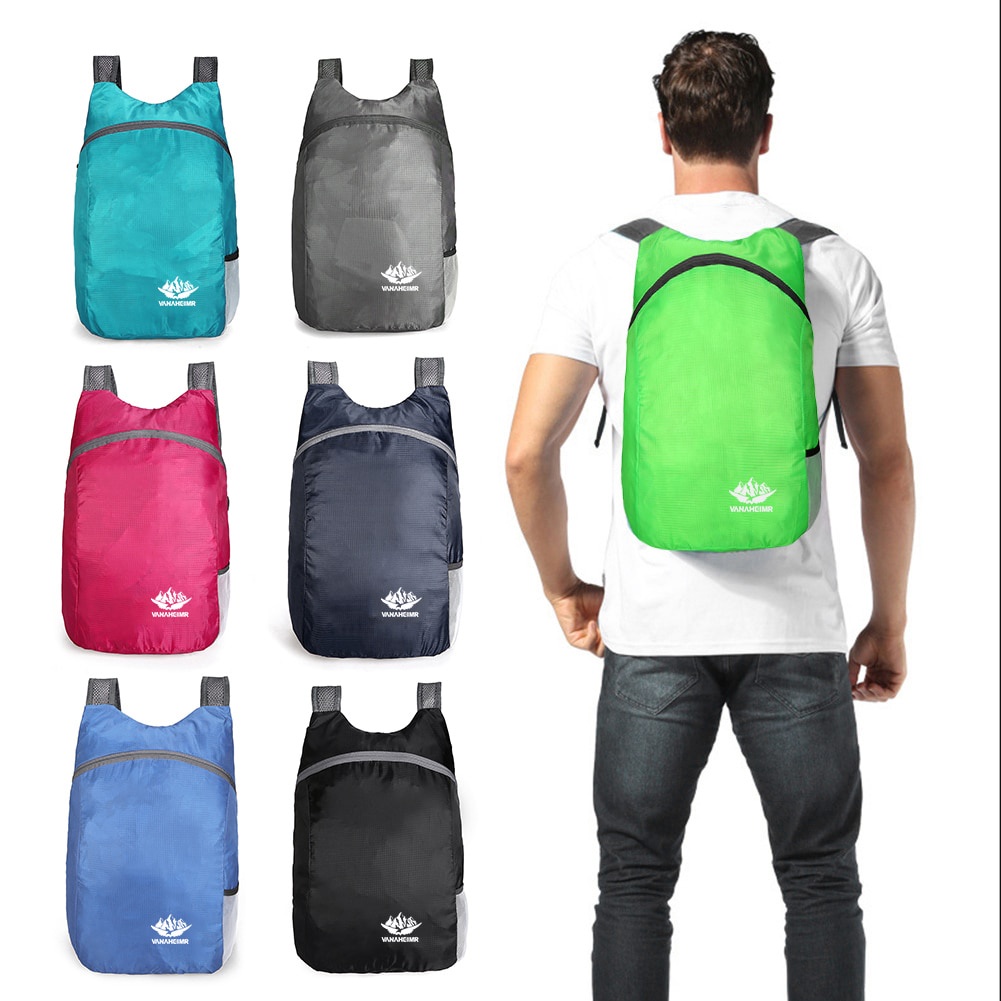 ️Nylon Lightweight Men's Backpack Waterproof Foldable Rucksack