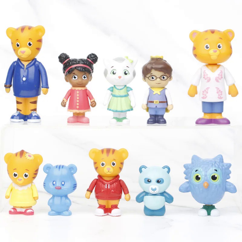 5pcs/set Daniel Tiger's Neighborhood Figure Toy Daniel Tiger Katerina ...