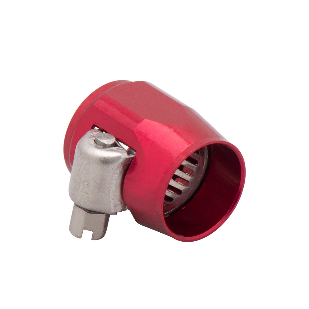 Energy AN4 AN6 An8 An10 Fuel Hose Clamp End Finisher HEX Finishers Aluminum Hose Connectors Hose