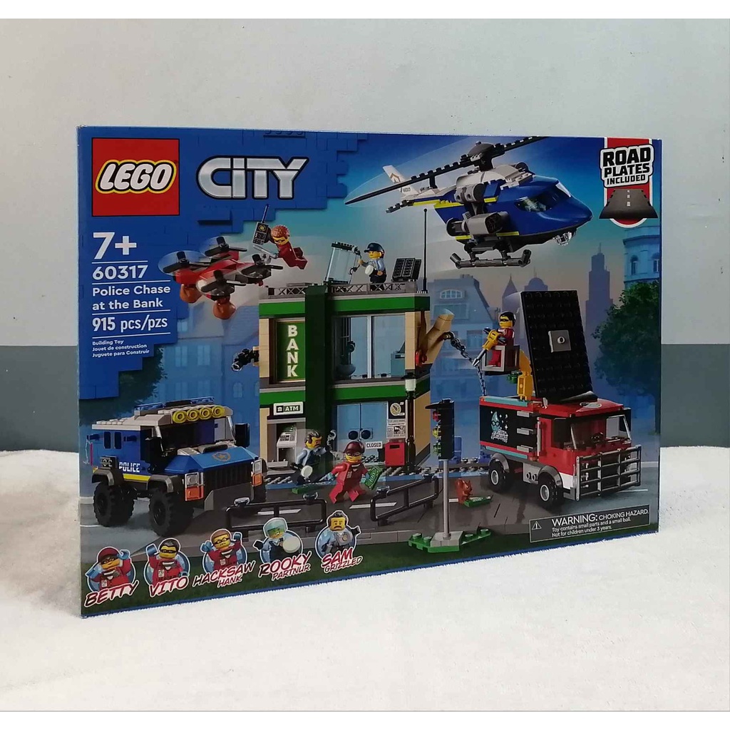 Lego City Police Chase at the Bank 60317 | Shopee Philippines